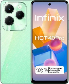Smartfon Infinix HOT 40 PRO 8/256GB Starfall Green Smartfon Infinix HOT 40 PRO 8/256GB Starfall Green