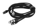 UNITEK KABEL USB 3W1 USBC MICROUSB LIGHTNING 1 5M