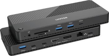 UNITEK STACJA DOKUJĄCA USB 4 12W1 HDMI/DP 8K 4X USB-C 3XUSB-A SD POWERDELIVERY 100W UNITEK STACJA DOKUJĄCA USB 4 12W1 HDMI/DP 8K 4X USB-C 3XUSB-A SD POWERDELIVERY 100W