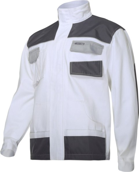 Bluza biało-szara 100% bawełna, "m (50)", ce, lahti Bluza biało-szara 100% bawełna, "m (50)", ce, lahti
