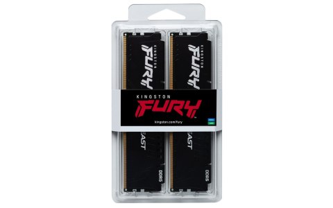 Kingston FURY DDR5 64GB (2x32GB) 5600MHz CL40 Beast Black Kingston FURY DDR5 64GB (2x32GB) 5600MHz CL40 Beast Black