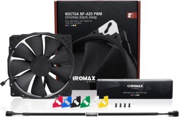 Wentylator NOCTUA NF-A20 PWM chromax.black.swap Wentylator NOCTUA NF-A20 PWM chromax.black.swap