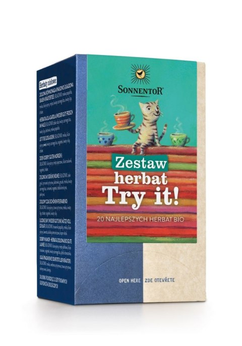 ZESTAW HERBATEK I HERBAT TRY IT! BIO (20 x 1,72 g) 34,4 g - SONNENTOR ZESTAW HERBATEK I HERBAT TRY IT! BIO (20 x 1,72 g) 34,4 g - SONNENTOR