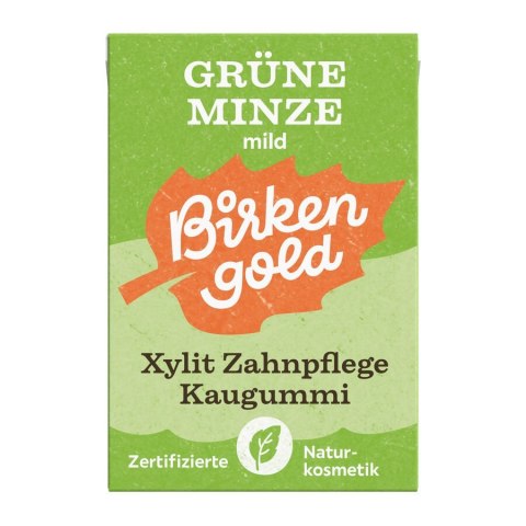 GUMA DENTYSTYCZNA DO ŻUCIA O SMAKU MIĘTY BEZ DODATKU CUKRU 28 g - BIRKENGOLD GUMA DENTYSTYCZNA DO ŻUCIA O SMAKU MIĘTY BEZ DODATKU CUKRU 28 g - BIRKENGOLD