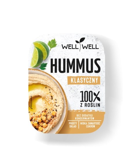 HUMMUS KLASYCZNY 125 g - WELL WELL HUMMUS KLASYCZNY 125 g - WELL WELL
