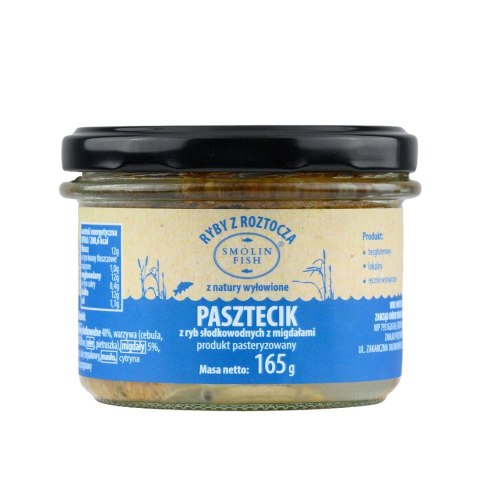 PASZTECIK Z RYB SŁODKOWODNYCH Z MIGDAŁAMI BEZGLUTENOWY 165 g - SMOLIN FISH PASZTECIK Z RYB SŁODKOWODNYCH Z MIGDAŁAMI BEZGLUTENOWY 165 g - SMOLIN FISH