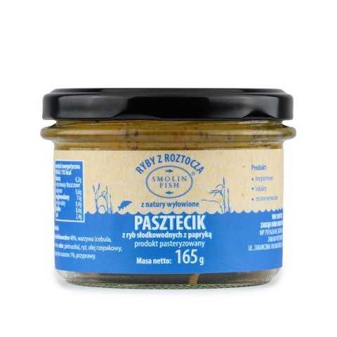 PASZTECIK Z RYB SŁODKOWODNYCH Z PAPRYKĄ BEZGLUTENOWY 165 g - SMOLIN FISH PASZTECIK Z RYB SŁODKOWODNYCH Z PAPRYKĄ BEZGLUTENOWY 165 g - SMOLIN FISH