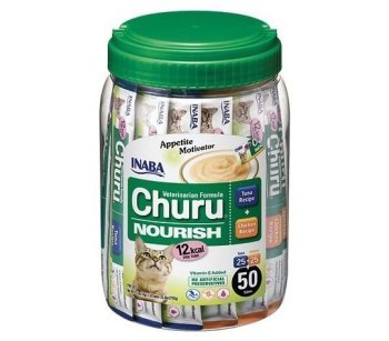 Przysmak Inaba CHURU NOURISH Tuńczyk i kurczak dla kota 50x14g Przysmak Inaba CHURU NOURISH Tuńczyk i kurczak dla kota 50x14g