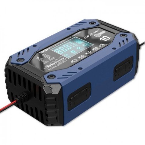 QOLTEC ŁADOWARKA DO AKUMULATORA STD AGM GEL LIFEPO4 | PROSTOWNIK Z FUNKCJĄ NAPRAWY | 12-24V | 10A | LCD|9-STOPNIOWE ŁADOWANIE QOLTEC ŁADOWARKA DO AKUMULATORA STD AGM GEL LIFEPO4 | PROSTOWNIK Z FUNKCJĄ NAPRAWY | 12-24V | 10A | LCD|9-STOPNIOWE ŁADOWANIE