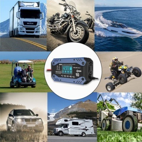 QOLTEC ŁADOWARKA DO AKUMULATORA STD AGM GEL LIFEPO4 | PROSTOWNIK Z FUNKCJĄ NAPRAWY | 12-24V | 10A | LCD|9-STOPNIOWE ŁADOWANIE QOLTEC ŁADOWARKA DO AKUMULATORA STD AGM GEL LIFEPO4 | PROSTOWNIK Z FUNKCJĄ NAPRAWY | 12-24V | 10A | LCD|9-STOPNIOWE ŁADOWANIE