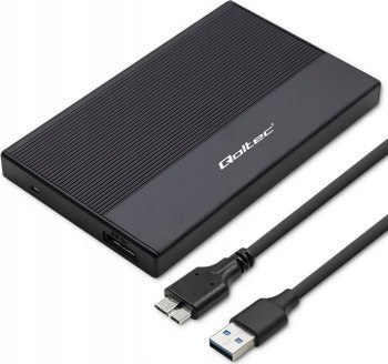 Qoltec M.2 SATA SSD| microUSB 3.0 | Czarna Qoltec M.2 SATA SSD| microUSB 3.0 | Czarna