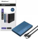 Qoltec M.2 SATA SSD| microUSB 3.0 | Granat