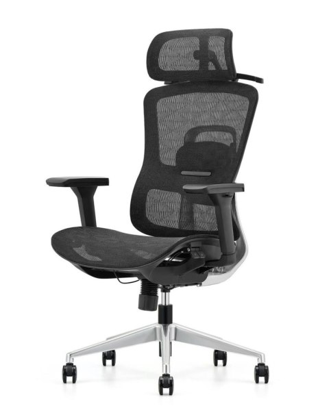 Fotel ergonomiczny ANGEL biurowy obrotowy Homer Czarny Fotel ergonomiczny ANGEL biurowy obrotowy Homer Czarny