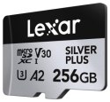 Lexar 256GB microSDXC Professional SILVER Plus UHS-I A2 V30 U3 4K