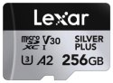 Lexar 256GB microSDXC Professional SILVER Plus UHS-I A2 V30 U3 4K