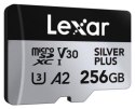 Lexar 256GB microSDXC Professional SILVER Plus UHS-I A2 V30 U3 4K