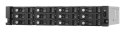 Qnap TL-R1200PES-RP Expansion unit, 12-bay 2U rackmount, 12x 2.5/3.5" SATA, 2 ports (SFF-8644 1x2), redundant PSU, without rail 