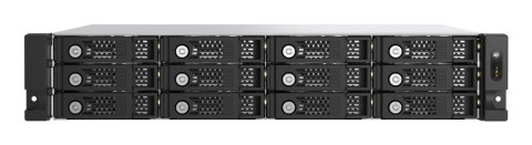Qnap TL-R1200PES-RP Expansion unit, 12-bay 2U rackmount, 12x 2.5/3.5" SATA, 2 ports (SFF-8644 1x2), redundant PSU, without rail Qnap TL-R1200PES-RP Expansion unit, 12-bay 2U rackmount, 12x 2.5/3.5" SATA, 2 ports (SFF-8644 1x2), redundant PSU, without rail