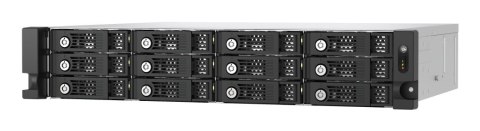 Qnap TL-R1200PES-RP Expansion unit, 12-bay 2U rackmount, 12x 2.5/3.5" SATA, 2 ports (SFF-8644 1x2), redundant PSU, without rail Qnap TL-R1200PES-RP Expansion unit, 12-bay 2U rackmount, 12x 2.5/3.5" SATA, 2 ports (SFF-8644 1x2), redundant PSU, without rail