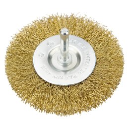 Szczotka druciana tarczowa z trzpieniem 100 mm