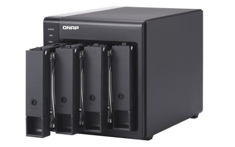 Qnap TR-004 Expansion unit ,Tower, 4x 3.5" SATA HDD, USB 3.0 type-C hardware RAID external enclosure (USB-C to USB-A cable inclu Qnap TR-004 Expansion unit ,Tower, 4x 3.5" SATA HDD, USB 3.0 type-C hardware RAID external enclosure (USB-C to USB-A cable inclu