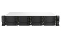 Qnap TS-1264U-RP-8G, 2U, 12 x 2.5"/3.5" SATA, Intel Celeron N5095 4C/4T, 8 GB DDR4 onboard not expandable, 2 x 2.5GbE, Redundant