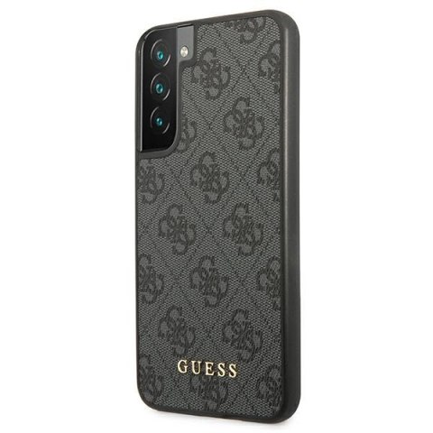 Guess 4G Metal Gold Logo - Etui Samsung Galaxy S22 (szary) Guess 4G Metal Gold Logo - Etui Samsung Galaxy S22 (szary)