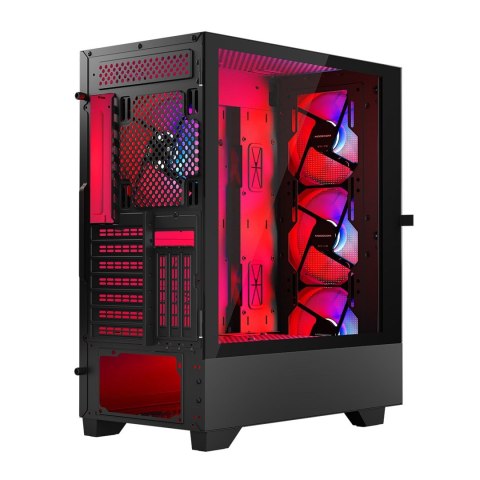 MODECOM OBUDOWA SIROCO ARGB FLOW MIDI USB 3.0 X 2 + TYPE-C CZARNA MODECOM OBUDOWA SIROCO ARGB FLOW MIDI USB 3.0 X 2 + TYPE-C CZARNA