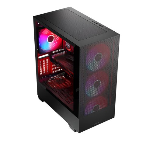 MODECOM OBUDOWA SIROCO ARGB FLOW MIDI USB 3.0 X 2 + TYPE-C CZARNA MODECOM OBUDOWA SIROCO ARGB FLOW MIDI USB 3.0 X 2 + TYPE-C CZARNA