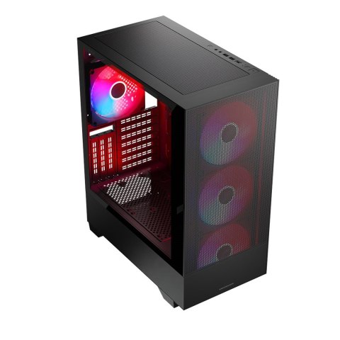 MODECOM OBUDOWA SIROCO ARGB FLOW MIDI USB 3.0 X 2 + TYPE-C CZARNA MODECOM OBUDOWA SIROCO ARGB FLOW MIDI USB 3.0 X 2 + TYPE-C CZARNA