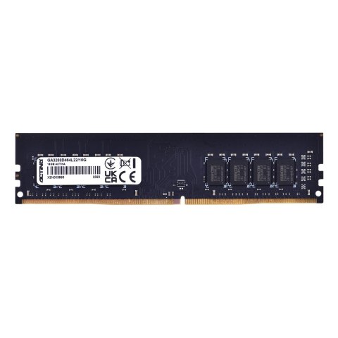 Pamięć ACTINA DDR4 16GB PC4-25600 (3200MHz) CL22 Pamięć ACTINA DDR4 16GB PC4-25600 (3200MHz) CL22