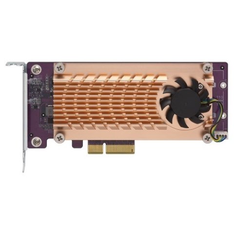 Qnap-QM2-2P-244A, 2 x M.2 22110/2280 PCIe NVMe SSD Qnap-QM2-2P-244A, 2 x M.2 22110/2280 PCIe NVMe SSD