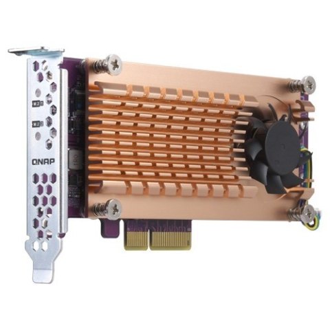 Qnap-QM2-2P-244A, 2 x M.2 22110/2280 PCIe NVMe SSD Qnap-QM2-2P-244A, 2 x M.2 22110/2280 PCIe NVMe SSD
