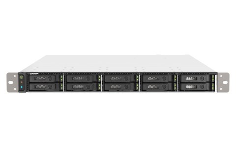 Qnap TS-h1090FU-7232P-64G, 1U, 12 x 2.5" U.2 NVMe PCIe/SATA, AMD EPYC 7232P 8C/16T, 64GB RDIMM DDR4 (Max. 1TB), 2 x 25GbE SFP28,
