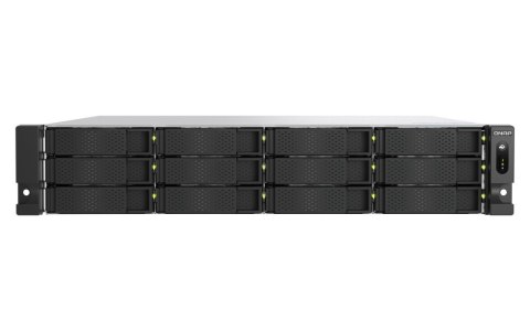 Qnap TS-h1277AXU-RP-R7-32G, 2U, 12 x 3.5" SATA, AMD Ryzen Pro 7745 8/16, 32 GB UDIMM DDR5 non-ECC (max. 128GB), 2 x 2.5 GbE + 2 Qnap TS-h1277AXU-RP-R7-32G, 2U, 12 x 3.5" SATA, AMD Ryzen Pro 7745 8/16, 32 GB UDIMM DDR5 non-ECC (max. 128GB), 2 x 2.5 GbE + 2