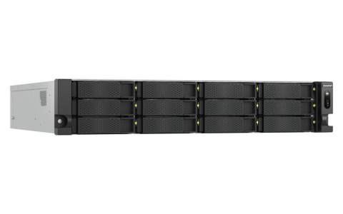 Qnap TS-h1277AXU-RP-R7-32G, 2U, 12 x 3.5" SATA, AMD Ryzen Pro 7745 8/16, 32 GB UDIMM DDR5 non-ECC (max. 128GB), 2 x 2.5 GbE + 2 Qnap TS-h1277AXU-RP-R7-32G, 2U, 12 x 3.5" SATA, AMD Ryzen Pro 7745 8/16, 32 GB UDIMM DDR5 non-ECC (max. 128GB), 2 x 2.5 GbE + 2