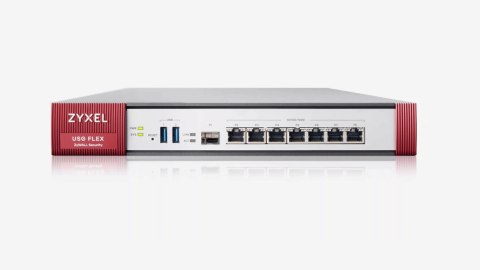 Firewall Zyxel USGFLEX200 bundle (+1 YR Gold Security Pack) 2xWAN 4xLAN SPI firewall: 1800 Mbps Max. IPsec VPN: 100 Firewall Zyxel USGFLEX200 bundle (+1 YR Gold Security Pack) 2xWAN 4xLAN SPI firewall: 1800 Mbps Max. IPsec VPN: 100