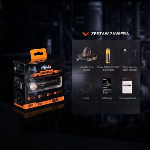 Latarka diodowa Fenix HM61R V2.0 - czołówka Latarka diodowa Fenix HM61R V2.0 - czołówka