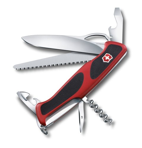 Scyzoryk Victorinox RangerGrip 79, 12 f, 130mm, czerwono-czarny Scyzoryk Victorinox RangerGrip 79, 12 f, 130mm, czerwono-czarny