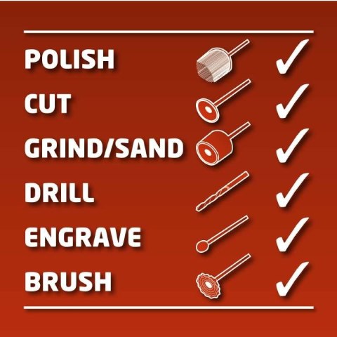 Szlifierka prosta 135W 189 cześć wypos.EINHELL Szlifierka prosta 135W 189 cześć wypos.EINHELL