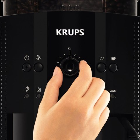 Ekspres ciśnieniowy automatyczny Krups Roma EA8108 (1450W; kolor czarny) (WYPRZEDAŻ) Ekspres ciśnieniowy automatyczny Krups Roma EA8108 (1450W; kolor czarny) (WYPRZEDAŻ)