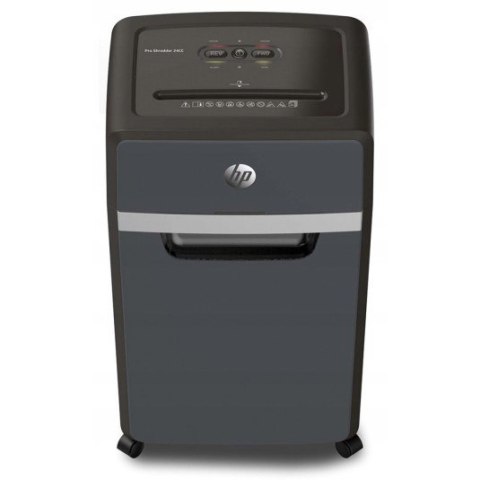 HP Niszczarka PRO SHREDDER 24CC, ścinki, P-4, 24 kart., 30l, ciemnoszara HP Niszczarka PRO SHREDDER 24CC, ścinki, P-4, 24 kart., 30l, ciemnoszara
