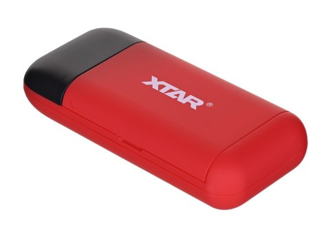 XTAR ŁADOWARKA/POWERBANK DO AKUMULATORÓW CYLINDRYCZNYCH LI-ION 18650/20700/21700 CZERWONY PB2S XTAR ŁADOWARKA/POWERBANK DO AKUMULATORÓW CYLINDRYCZNYCH LI-ION 18650/20700/21700 CZERWONY PB2S