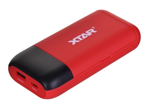 XTAR ŁADOWARKA/POWERBANK DO AKUMULATORÓW CYLINDRYCZNYCH LI-ION 18650/20700/21700 CZERWONY PB2S XTAR ŁADOWARKA/POWERBANK DO AKUMULATORÓW CYLINDRYCZNYCH LI-ION 18650/20700/21700 CZERWONY PB2S