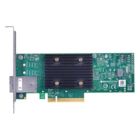 Broadcom HBA 9500-8e 12Gb/s SAS/SATA/NVMe PCIe 4.0, 2 x4 SFF-8644 (ext HD) Broadcom HBA 9500-8e 12Gb/s SAS/SATA/NVMe PCIe 4.0, 2 x4 SFF-8644 (ext HD)