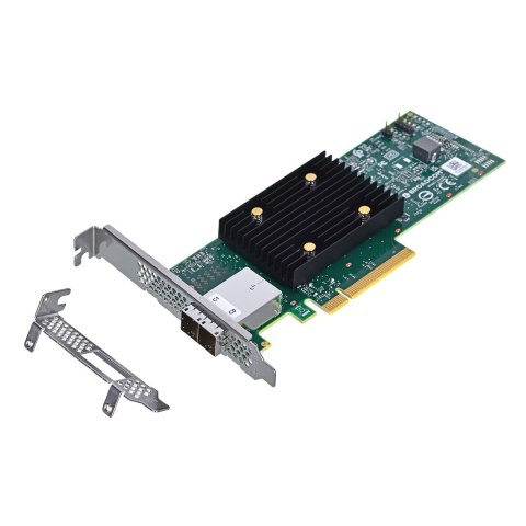 Broadcom HBA 9500-8e 12Gb/s SAS/SATA/NVMe PCIe 4.0, 2 x4 SFF-8644 (ext HD) Broadcom HBA 9500-8e 12Gb/s SAS/SATA/NVMe PCIe 4.0, 2 x4 SFF-8644 (ext HD)