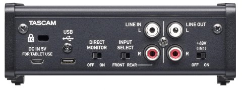 Tascam US-1x2HR - Interfejs audio USB wysokiej rozdzielczości (2 wejścia / 1 mic, 2 wyjścia) Tascam US-1x2HR - Interfejs audio USB wysokiej rozdzielczości (2 wejścia / 1 mic, 2 wyjścia)
