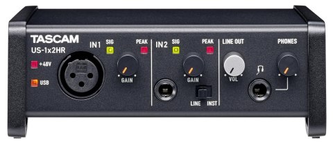 Tascam US-1x2HR - Interfejs audio USB wysokiej rozdzielczości (2 wejścia / 1 mic, 2 wyjścia) Tascam US-1x2HR - Interfejs audio USB wysokiej rozdzielczości (2 wejścia / 1 mic, 2 wyjścia)