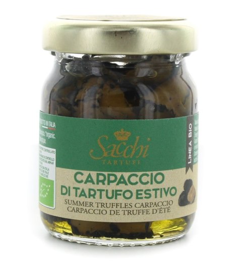 CARPACCIO Z CZARNEJ TRUFLI LETNIEJ BIO 50 g - SACCHI TARTUFI CARPACCIO Z CZARNEJ TRUFLI LETNIEJ BIO 50 g - SACCHI TARTUFI