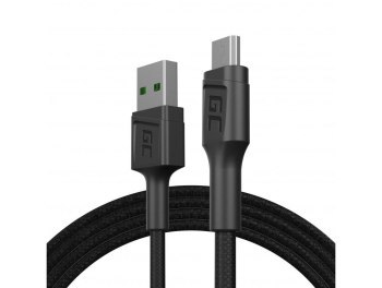 GREEN CELL KABEL KABGC20 GC POWERSTREAM USB-A - MICRO USB 120CM SZYBKIE ŁADOWANIE ULTRA CHARGE QC 3.0 GREEN CELL KABEL KABGC20 GC POWERSTREAM USB-A - MICRO USB 120CM SZYBKIE ŁADOWANIE ULTRA CHARGE QC 3.0
